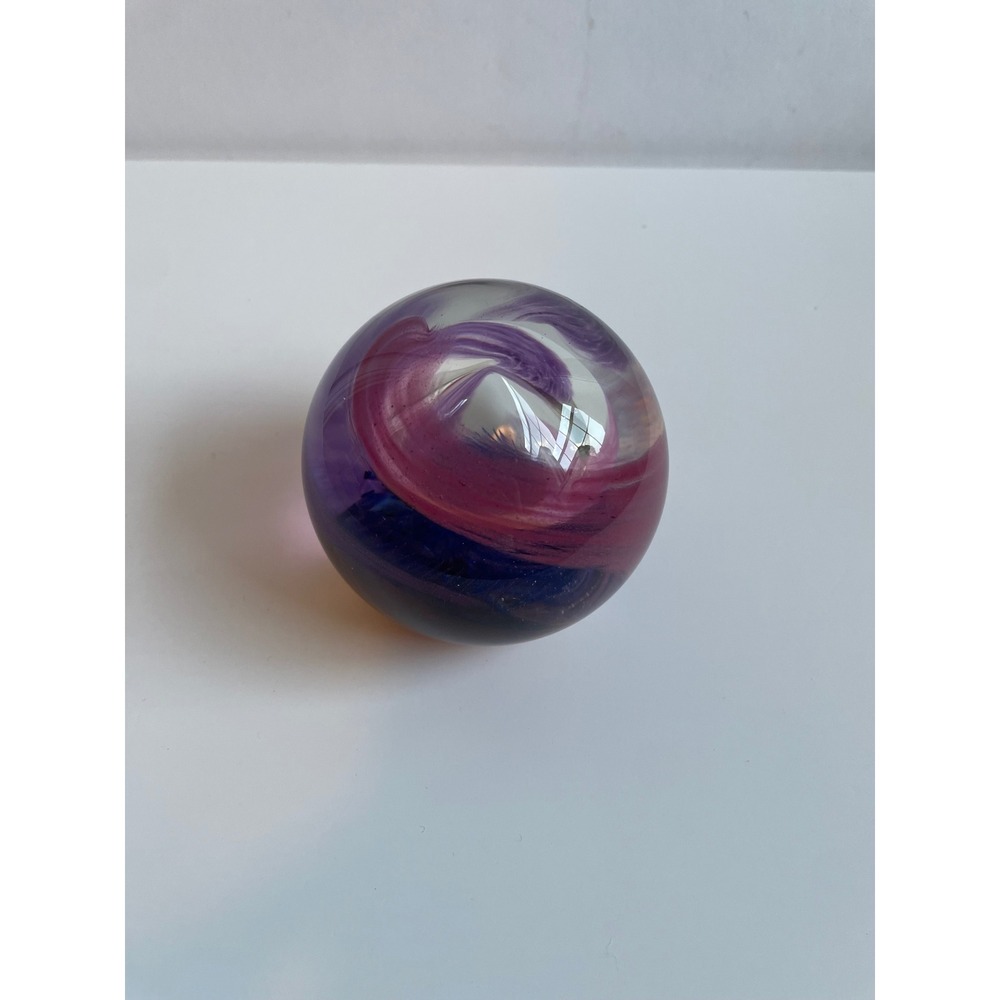 Caithness Scotland Art Glass‎ Paperweight Thistledown Artist Proof Colin Terris